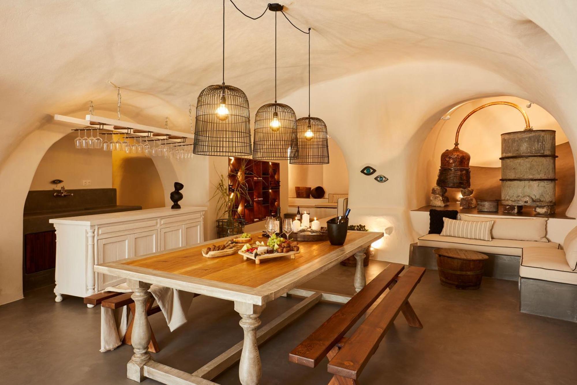 Arxegono Cave Houses Santorini Pyrgos Kallistis Bagian luar foto